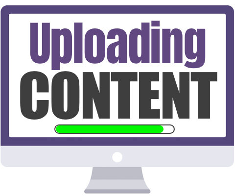 Uploading Content Logo
